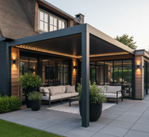 Lamellen overkapping plaatsing