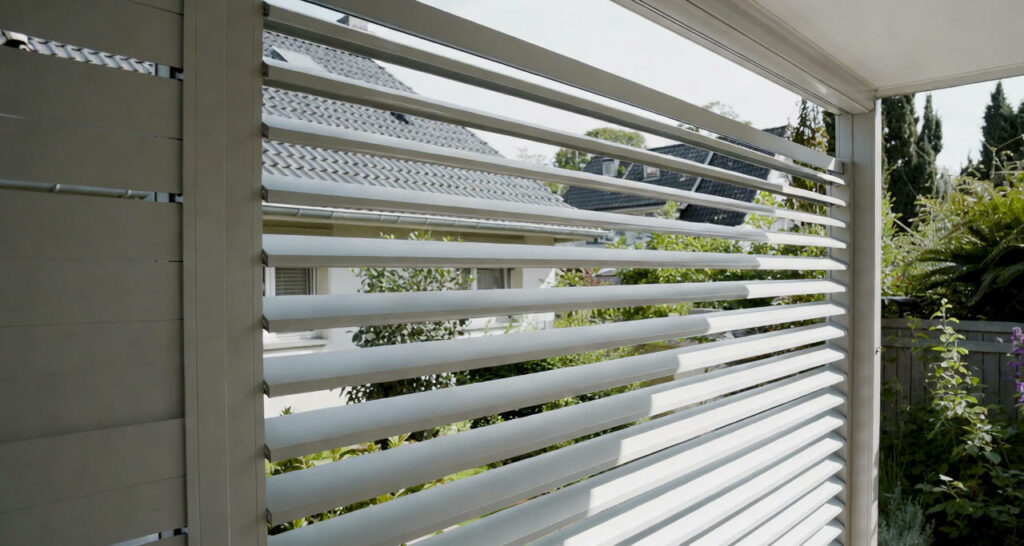 Lamellenscherm: privacy en zonwering in één systeem