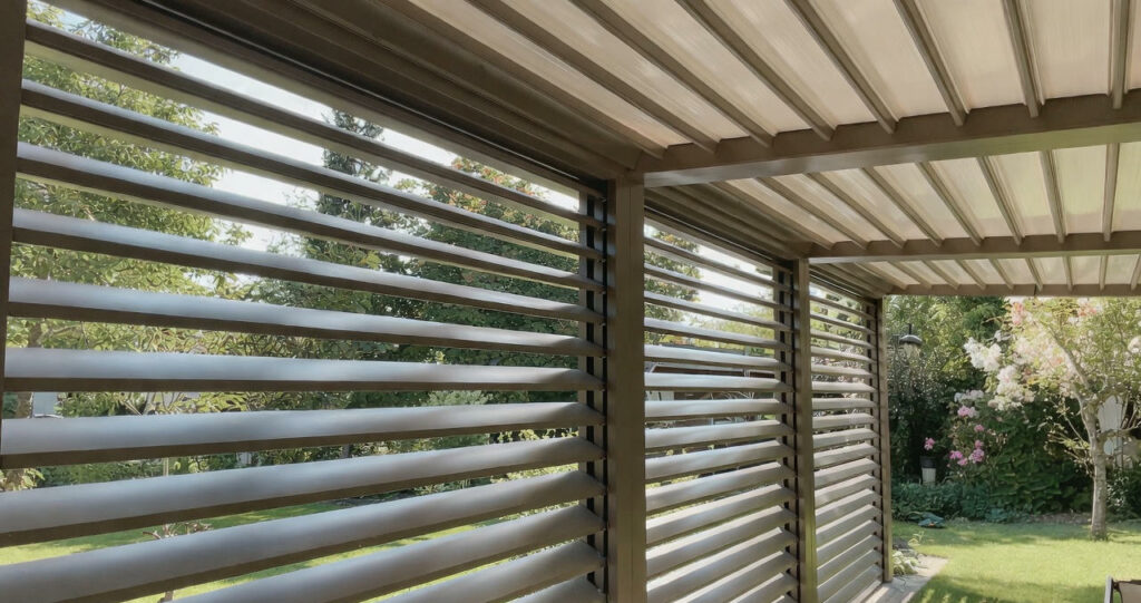 Lamellen overkapping en UV-bescherming: hoe werkt dat precies?