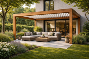 Design en functionaliteit: het geheim van moderne overkapping aan huis